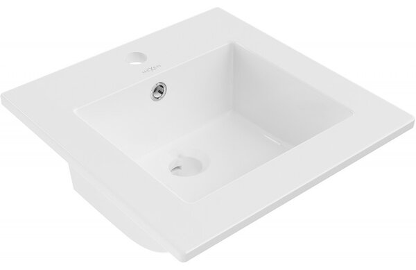 Mexen Atena umývadlo zapustené do dosky 41 x 41 cm, biele - 25014100