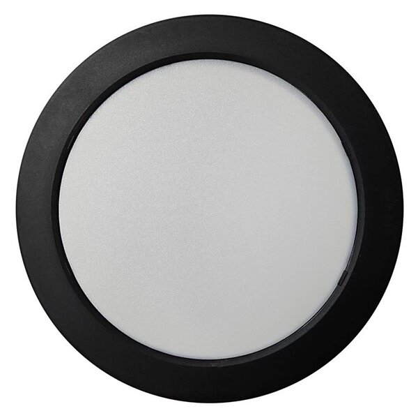 LED Stropné svietidlo ROUND LED/18W/230V 4000K pr. 21,7 cm čierna