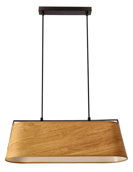 Luster na lanku MILBURY 2xE27/40W/230V hnedá