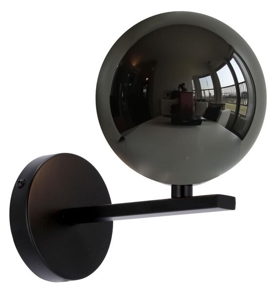 Nástenná lampa KAMA 1xG9/28W/230V čierna/dymová čierna