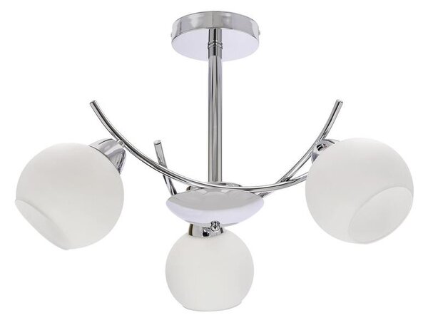 Luster na tyči AMOS 3xE27/40W/230V lesklý chróm