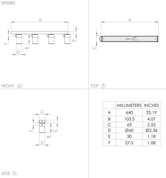 Eglo 390085 - LED Bodové svietidlo CUMARIBO 4xGU10/4,5W/230V 3000K