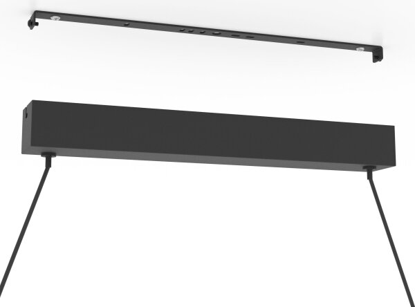 Eglo 390368 - LED Stmievateľný luster na lanku MONTEBUONO LED/20W/230V 3000K čierna