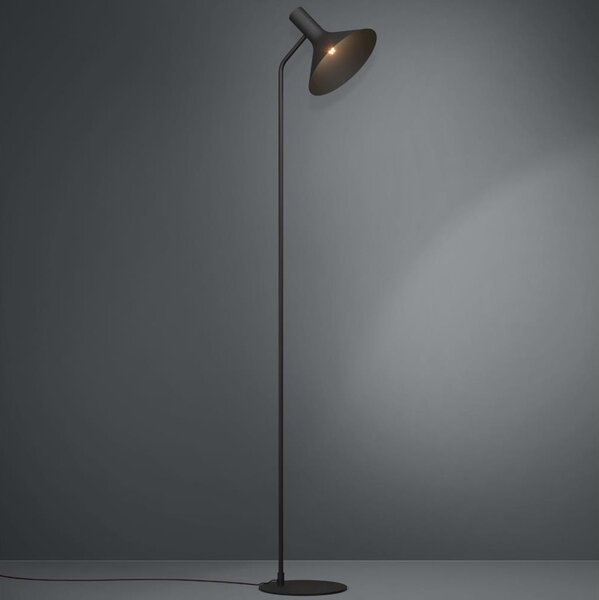 Eglo 390222 - Stojacia lampa MORESCANA 1xE27/28W/230V čierna