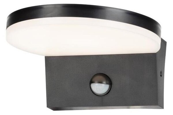 Rabalux 77119 -LED Vonkajšie nás. sviet. so senzorom BATIDA LED/9W/230V IP54 čierna