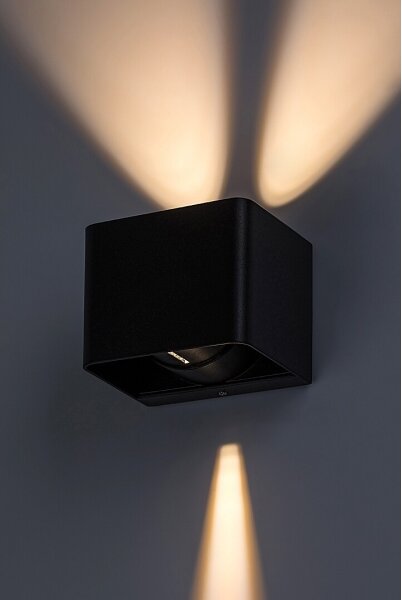Rabalux 77168 - LED Vonkajšie nástenné svietidlo HALLSTATT LED/10W/230V IP54 čierna