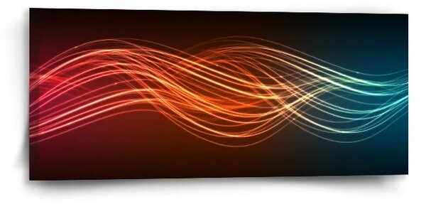 Sablio Obraz Abstrakcia strip - 110x50 cm