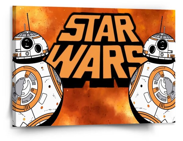 Sablio Obraz Star Wars Ohnivé pozadie - 150x110 cm
