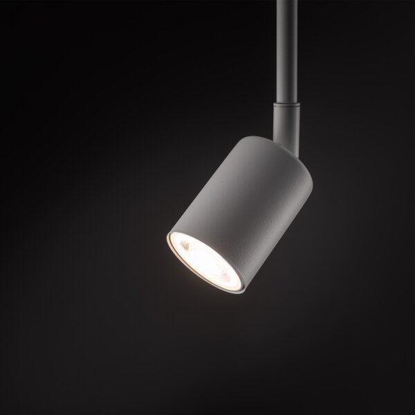 Luster na tyči do lištového systému TOP 1xGU10/10W/230V biela