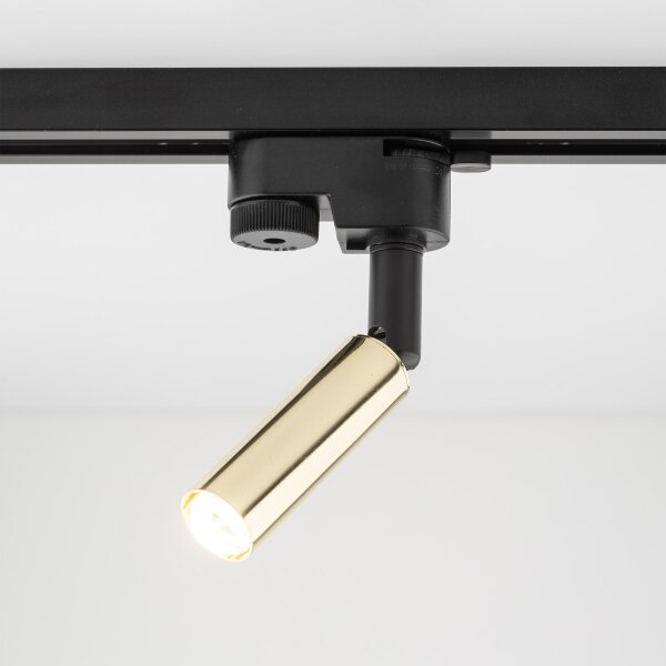 LED Bodové svietidlo do lištového systému LAGOS 1xG9/3W/230V zlatá/čierna