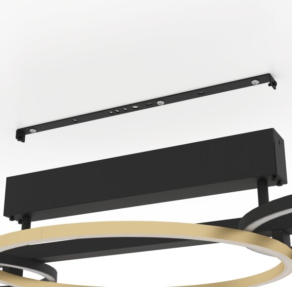 Eglo 390086-LED Stmievateľný prisadený luster LANACERA 2xLED/12,5W/230V +LED/15,5W