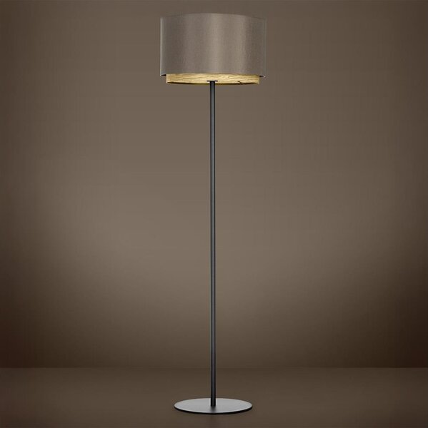 Eglo 390124 - Stojacia lampa MARCHENA 1xE27/40W/230V hnedá