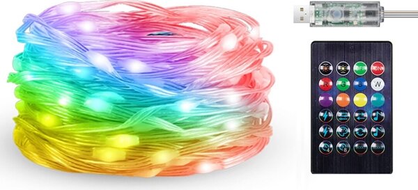 Rabalux 77123 - LED RGB Pásik BIRI LED/2,8W/5V 5m IP44