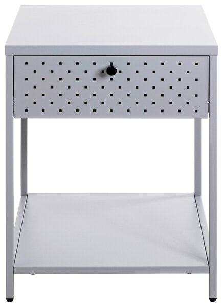 NOČNÝ STOLÍK, sivá, 40/53/40 cm - Nočné stolíky, Online Only