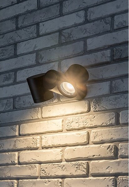 Rabalux 77111 - Vonkajšie nástenné svietidlo ENOL 2xGU10/35W/230V IP44