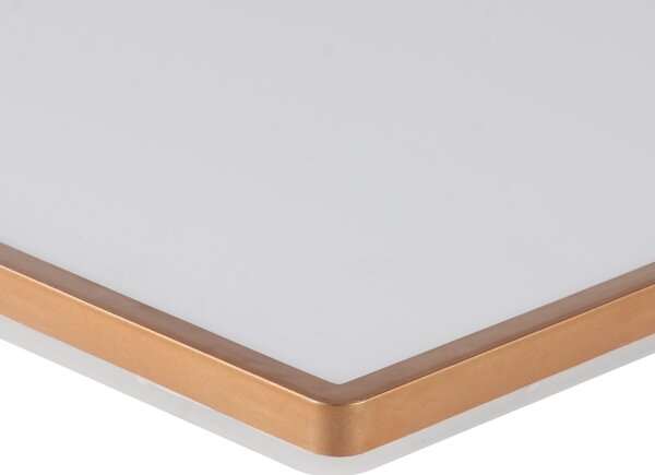 Brilagi - LED kúpeľňové stropné svietidlo ULTRA SLIM LED/18W/230V 30x30 cm ružové zlato IP54