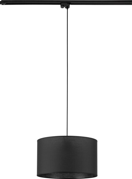 Luster na lanku do lištového systému TRACER 1xE27/15W/230V pr. 38 cm čierna