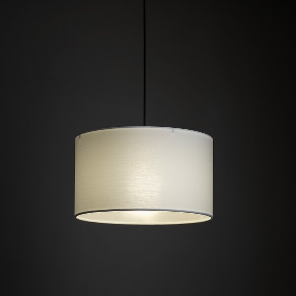Luster na lanku do lištového systému TRACER 1xE27/15W/230V pr. 38 cm čierna/biela