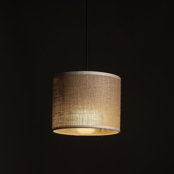 Luster na lanku do lištového systému TRACER 1xE27/15W/230V pr. 20 cm čierna/hnedá