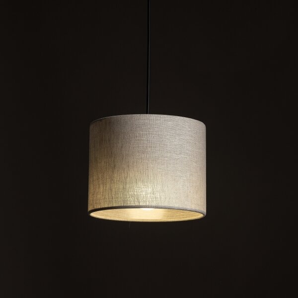 Luster na lanku 3-fáz. lišto. systému TRACER 1xE27/15W/230V pr. 20 cm čierna/šedá