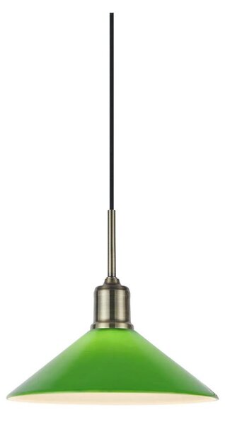 Markslöjd 108868 - Luster na lanku VELA 1xE27/40W/230V mosadz/zelená