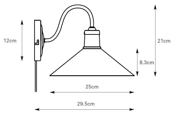 Markslöjd 108865 - Nástenná lampa VELA 1xE27/40W/230V mosadz/biela