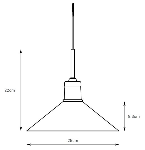 Markslöjd 108867 - Luster na lanku VELA 1xE27/40W/230V mosadz/biela