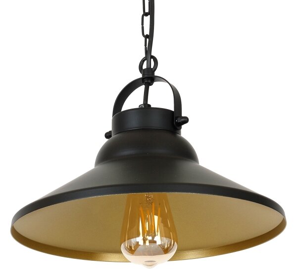 Luster na reťazi IRON 1xE27/60W/230V