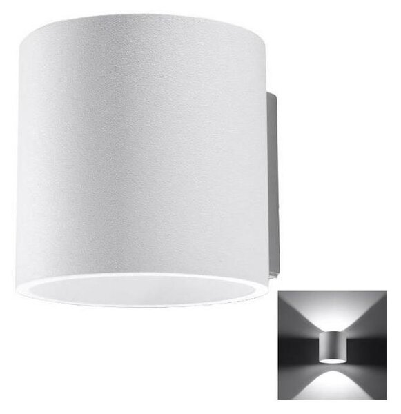 Sollux SL.0050 - Nástenné svietidlo ORBIS 1 1xG9/40W/230V biela