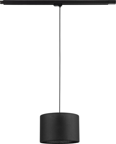 Luster na lanku 3-fáz. lišto. systému TRACER 1xE27/15W/230V pr. 30 cm čierna