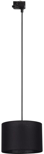 Luster na lanku 3-fáz. lišto. systému TRACER 1xE27/15W/230V pr. 30 cm čierna