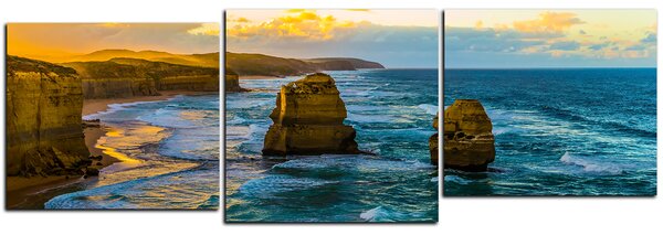 Obraz na plátne - Pobrežie Tichého oceánu - panoráma 5118E (90x30 cm)