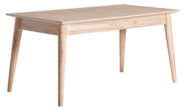 MUZZA Rozkladací stôl Nyr 160 x 80 cm prírodný