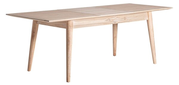 MUZZA Rozkladací stôl Nyr 160 x 80 cm prírodný