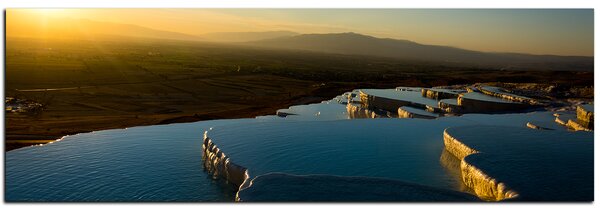 Obraz na plátne - Pamukkale - panoráma 5120A (105x35 cm)
