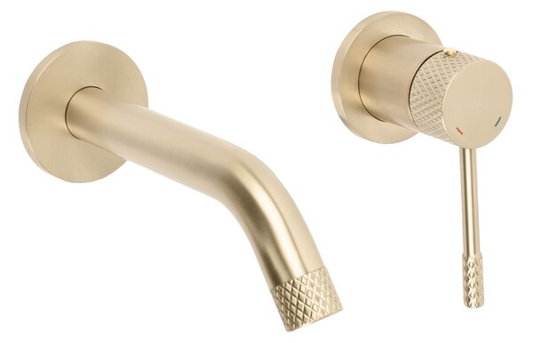 Podomietková vaňová batéria REA Venti Brush Gold