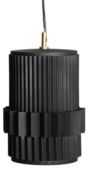 MUZZA Stropná lampa Royal ⌀23 cm čierna