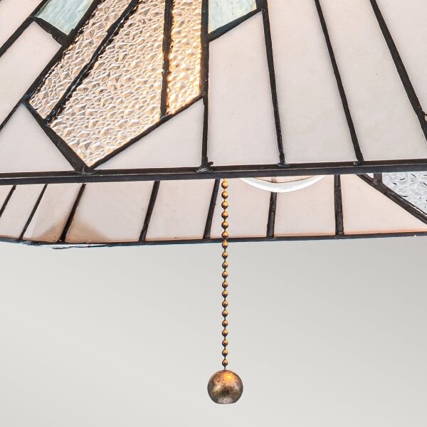 Elstead TF-ALDERLEY-P - Luster na reťazi Tiffany ALDERLEY 1xE27/60W/230V