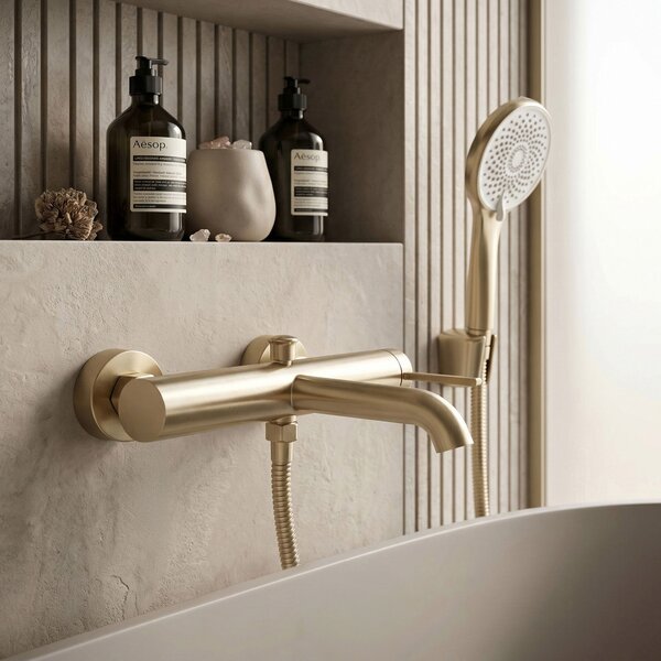 Kúpeľňová batéria REA Rivo Brush Gold
