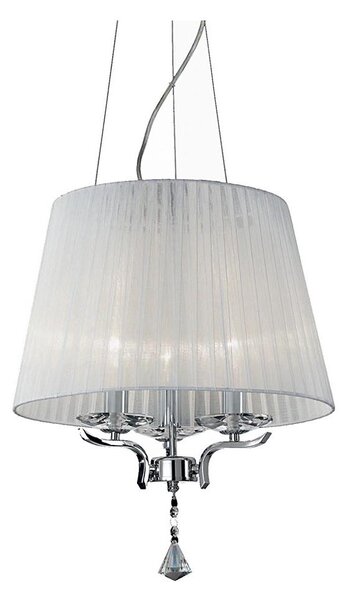 Ideal Lux - Luster na lanku PEGASO 3xE14/28W/230V pr. 40 cm lesklý chróm