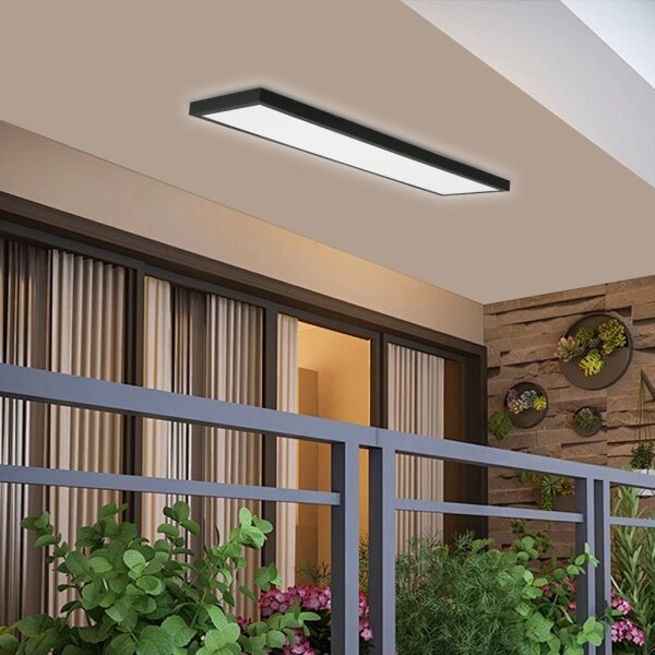 Brilagi-LED Stmievateľné kúpeľňové svietidlo FRAME SMART LED/50W/230V IP44 čierna+DO