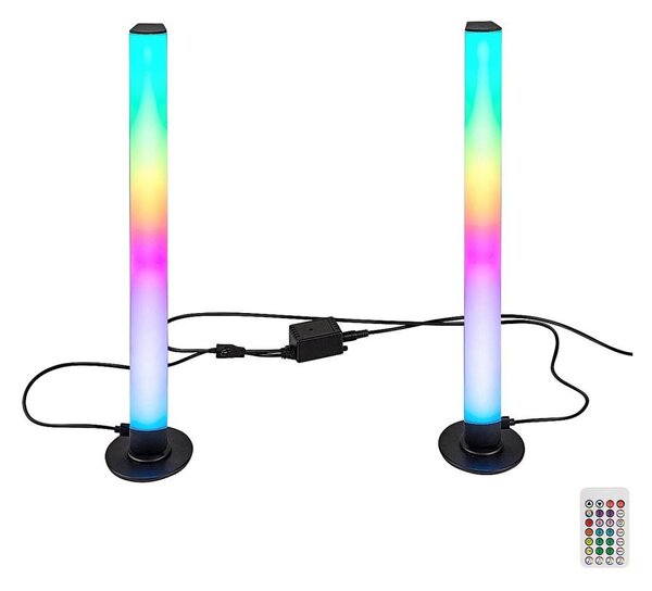 Rabalux 76014 - SADA 2x LED RGB Stmievateľná stolná lampa PACO LED/5W/5V
