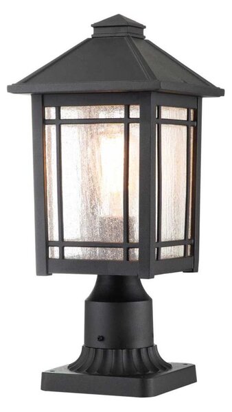 Quoizel QZ-CEDAR-POINT3-M-BK - Vonkajšia lampa CEDAR POINT 1xE27/60W/230V IP44