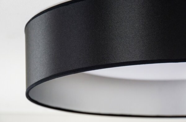 Duolla - LED Stropné svietidlo ROLLER LED/24W/230V pr. 45 cm čierna/strieborná