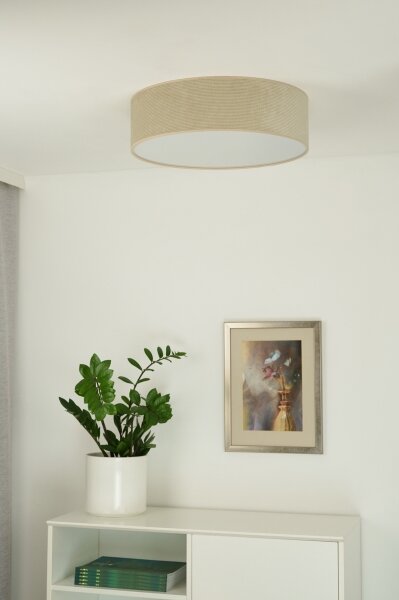 Duolla - LED Stropné svietidlo CORTINA LED/26W/230V pr. 30 cm 4000K béžová