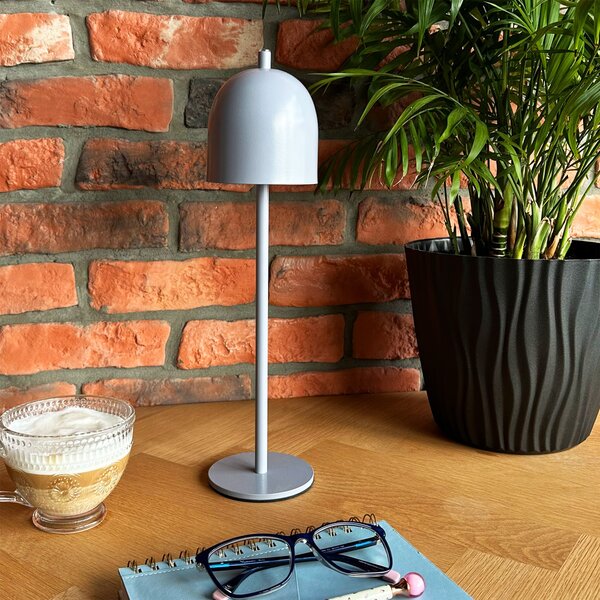 Toolight Toolight, bezdrôtová nočná USB lampa APP1362-T, šedá matná, OSW-08625