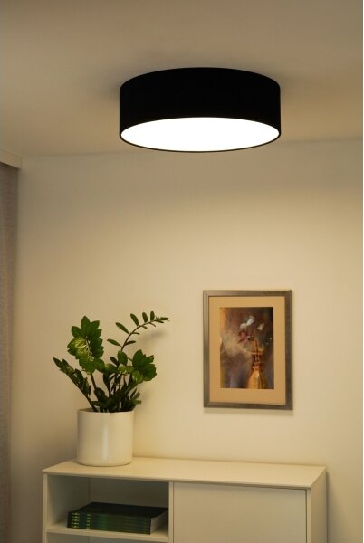 Duolla - LED Stropné svietidlo CORTINA LED/26W/230V pr. 30 cm 4000K čierna