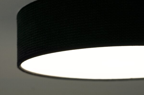 Duolla - LED Stropné svietidlo CORTINA LED/26W/230V pr. 30 cm 4000K čierna