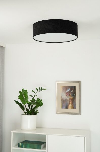 Duolla - LED Stropné svietidlo CORTINA LED/26W/230V pr. 30 cm 4000K čierna