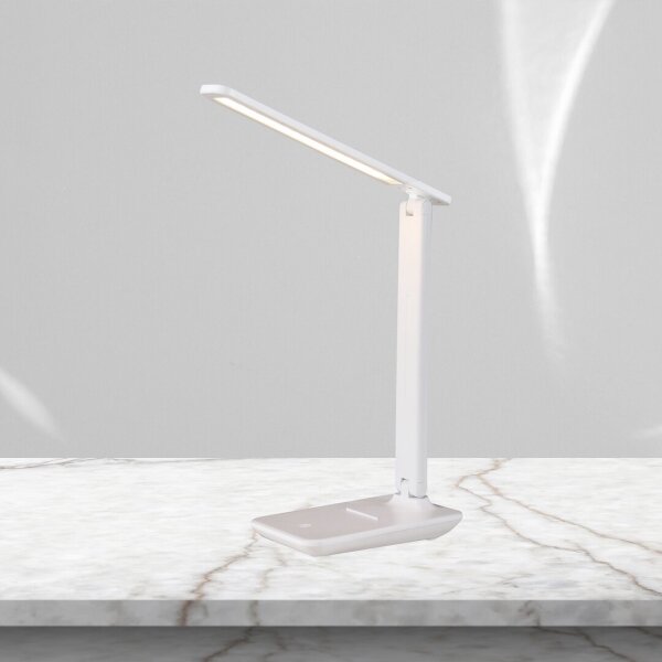 LED Stmievateľná stolná lampa POST LED/5W/5V 3000-6500K biela